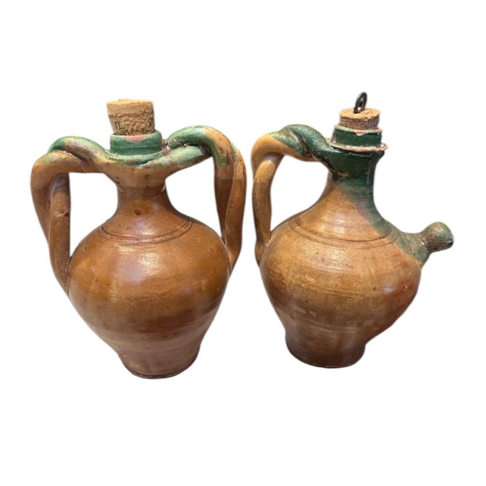 Antique Handcrafted Terracotta Water Jugs
